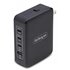 Cargador USB-C/USB-A de Pared GaN PD de 140W - 3x USB-C/1x USB-A - Cargador Internacional para Portátil MacBook/Dell XPS/Inspiro