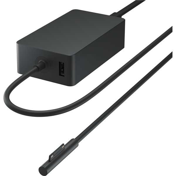 Surface 65W Power Supply Portátil, Tableta Negro Corriente alterna Interior