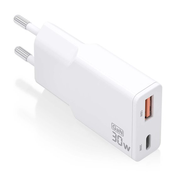 ASCH-30W2P046-W cargador de dispositivo móvil Cámara digital, MP3, MP4, Teléfono móvil, Navegante, Portátil, Consola de juegos p