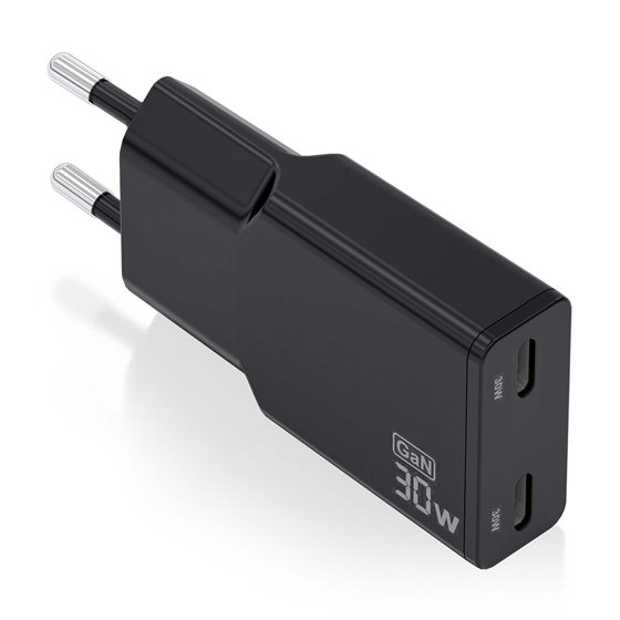ASCH-30W2P049-BK cargador de dispositivo móvil Cámara digital, MP3, MP4, Teléfono móvil, Navegante, Portátil, Consola de juegos 