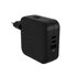 HJ1003BKWWGL cargador de dispositivo móvil Portátil, Smartphone, Tableta Negro Corriente alterna Carga rápida Interior