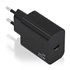 Cargador GaN 20W, 1xUSB-C PD3.0, Negro