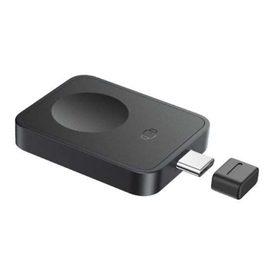 P10264106123-00 cargador de dispositivo móvil Reloj inteligente Negro USB Cargador inalámbrico Carga rápida Interior