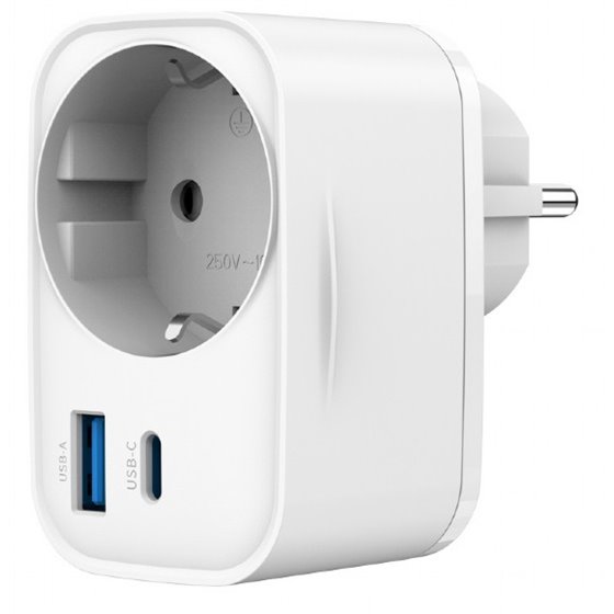 TA-ACPDQC20-01-W cargador de dispositivo móvil Universal Blanco Corriente alterna Carga rápida Interior