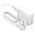 Cargador Sobremesa GaN 140W, 3x USB-C PD3.1 QC4.0 QC5.0, 1x USB-A QC3.0, Blanco