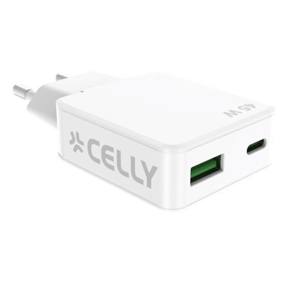SLIMTC1C1A45WWH cargador de dispositivo móvil Portátil, Smartphone, Tableta Blanco Corriente alterna Carga rápida Interior