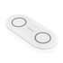 Cargador Inalambrico USB-C 15W 2 en 1 Para Movil Auriculares, Blanco