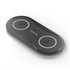 Cargador Inalambrico USB-C 15W 2 en 1 Para Movil Auriculares, Negro