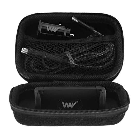 WCARTRAVEL cargador de dispositivo móvil Smartphone, Universal Negro Encendedor de cigarrillos Auto