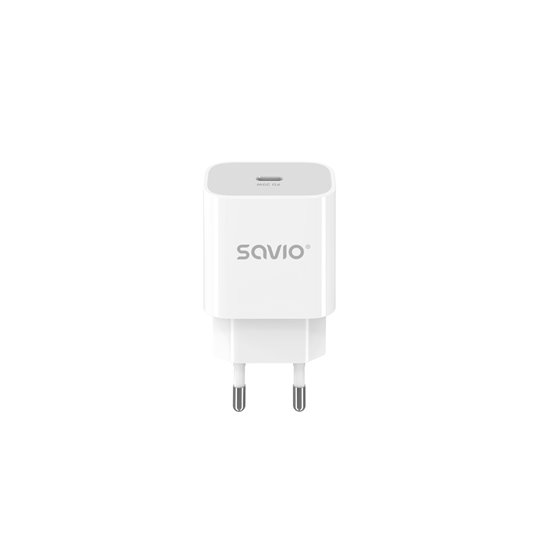 SAVLA-09 cargador de dispositivo móvil Universal Blanco Corriente alterna Exterior