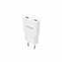Cargador 2xUSB-C/PD 20W, Blanco