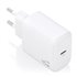 Cargador GaN 45W, 1xUSB-C PD3.0, Blanco