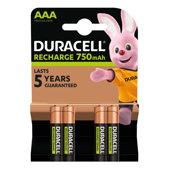 AAA (4pcs) Batería recargable Níquel-metal hidruro (NiMH)