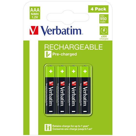 49514 pila doméstica Batería recargable AAA Níquel-metal hidruro (NiMH)