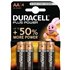 PILAS DURACELL AA PLUS (MN1500-LR06) B/4