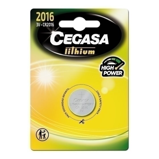PILAS CEGASA MICRO CR2016 3V B/1