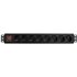 WPN-PDU-G01-08 unidad de distribución de energía (PDU) 8 salidas AC 1.5U Negro