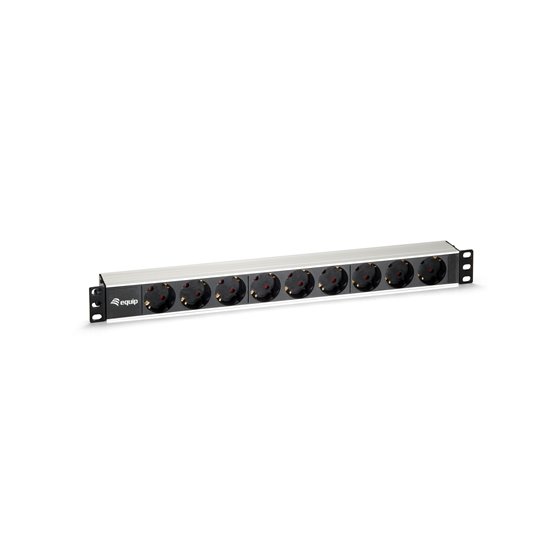 333292 unidad de distribución de energía (PDU) 9 salidas AC 1U Negro, Plata