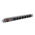 PDU-07F-0200-BK unidad de distribución de energía (PDU) 7 salidas AC 1U Negro