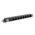 PDU-08F-0200-BK unidad de distribución de energía (PDU) 8 salidas AC 1U Negro