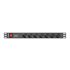 PDU-07F-0200-IEC-BK unidad de distribución de energía (PDU) 7 salidas AC 1U Negro
