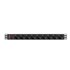 PDU-09F-0300-BK unidad de distribución de energía (PDU) 9 salidas AC 1U Negro, Gris