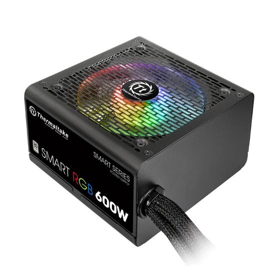 Smart RGB unidad de fuente de alimentación 600 W 20+4 pin ATX ATX Negro