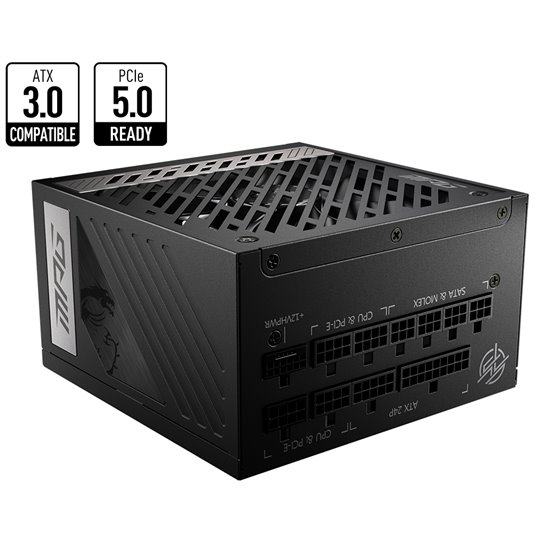 MPG A850G PCIE5 unidad de fuente de alimentación 850 W 24-pin ATX ATX Negro