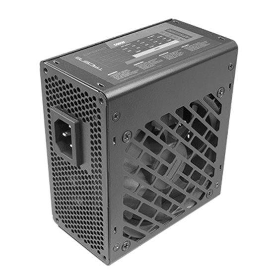 APSIII500, Fuente Alimentación PC SFX 500W, Tecnología SMD 85% Bronze 12V, Ventilador Ultra-silencioso 9cm, Negro