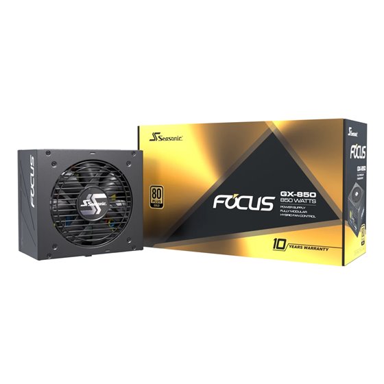 Focus GX unidad de fuente de alimentación 850 W 20+4 pin ATX ATX Negro