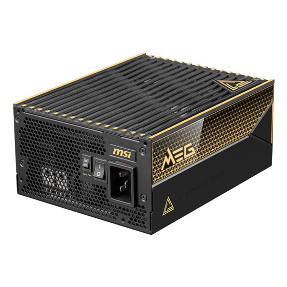 MEG Ai1600T PCIE5 unidad de fuente de alimentación 1600 W 24-pin ATX ATX Negro