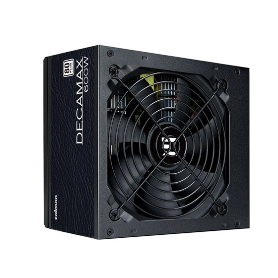 Decamax unidad de fuente de alimentación 600 W ATX Negro