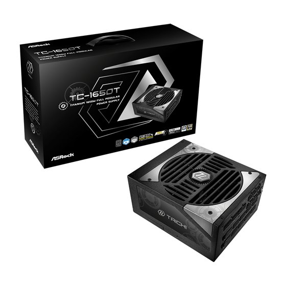 Taichi TC-1650T unidad de fuente de alimentación 1650 W 20+4 pin ATX ATX Negro