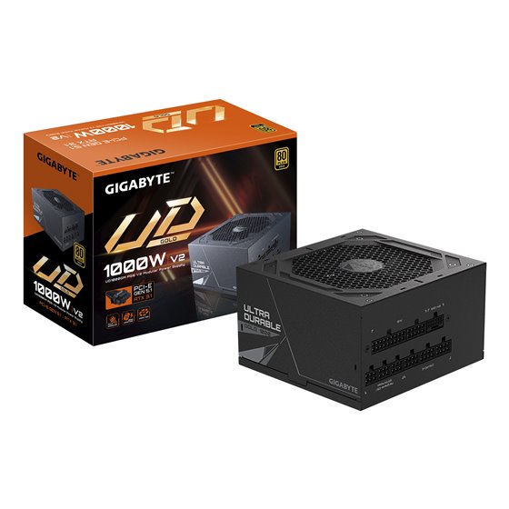 UD1000GM PG5 V2 Fuente de Alimentación – PCIe Gen 5.1, 80 PLUS Gold, Diseño completamente modular, Ventilador de 120 mm, Compati