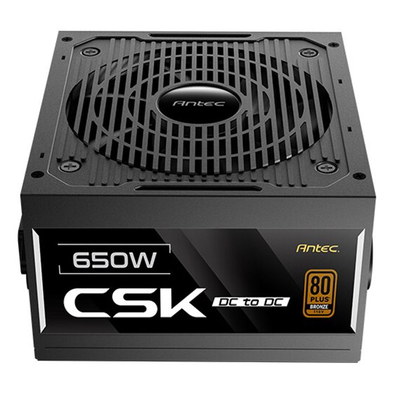 CSK650DC EC unidad de fuente de alimentación 650 W 20+4 pin ATX ATX Negro