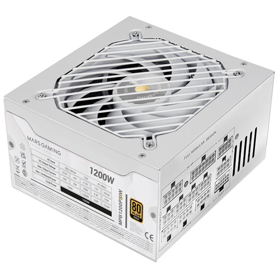 MPB1200PSIW unidad de fuente de alimentación 1200 W Blanco