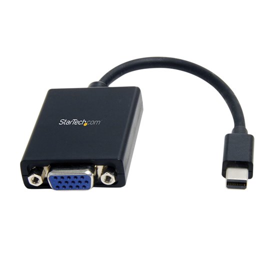 Adaptador Mini DisplayPort a VGA - Convertidor Activo de Mini DP a VGA - Vídeo 1080p - con Certificación VESA - mDP o Thunderbol