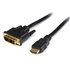 Cable HDMI a DVI 1m - DVI-D Macho - HDMI Macho - Adaptador - Negro