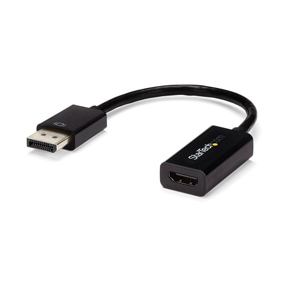 Conversor de Vídeo DisplayPort a HDMI con Audio – Adaptador Activo DP 1.2 para Ordenadores de Sobremesa/Laptops – 4K @ 30Hz