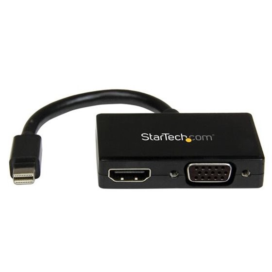 Adaptador Mini DP de Audio/Vídeo para Viajes - Conversor Mini DisplayPort a HDMI o VGA - 1920x1200 1080p