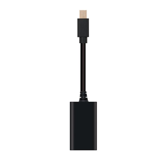 CONVERSOR MINI DP A SVGA MINI DP/M-SVGA/H NEGRO 15 CM