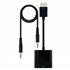 CONVERSOR HDMI A SVGA+AUDIO, HDMI/M-SVGA/H+3.5/H, NEGRO, 10 CM+1.0 M