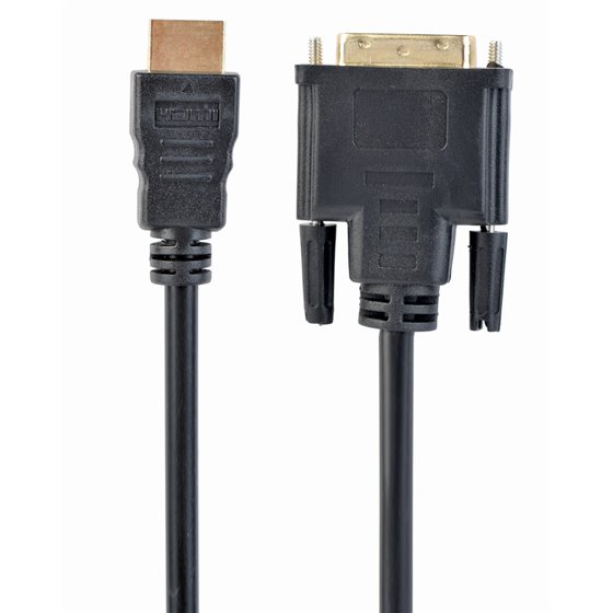 1.8m, HDMI/DVI, M/M 1,8 m DVI-D Negro