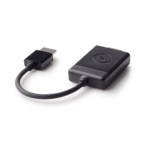 492-11682 adaptador de cable de vídeo VGA (D-Sub) HDMI tipo A (Estándar) Negro