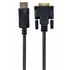 CC-DPM-DVIM-6 adaptador de cable de vídeo 1,8 m DisplayPort DVI Negro