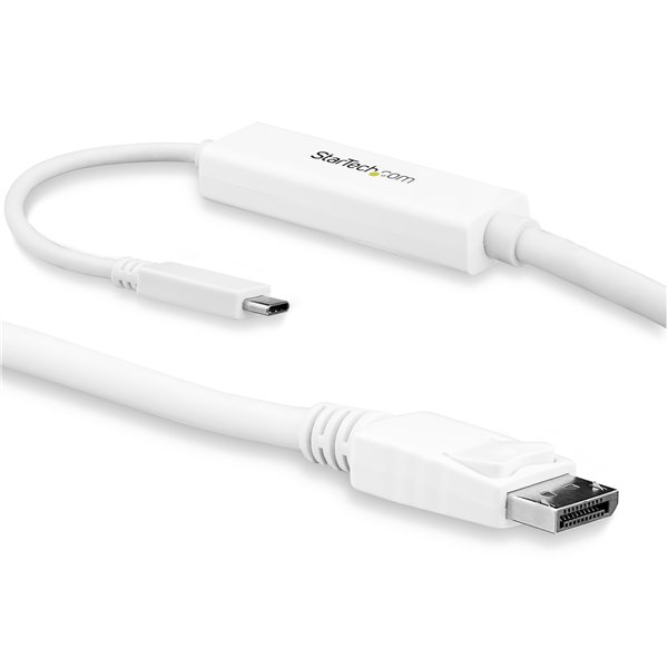 Cable 3m USB C a DisplayPort 1.2 de 4K a 60Hz - Adaptador Convertidor USB Tipo C a DisplayPort - HBR2 - Conversor USBC con Modo 