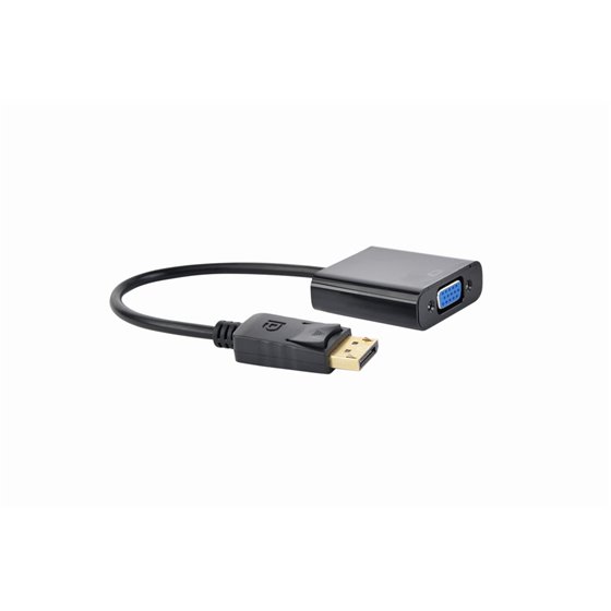 A-DPM-VGAF-02 adaptador de cable de vídeo 0,15 m VGA (D-Sub) DisplayPort Negro