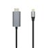 Cable conversor USB-C a HDMI 4K@60HZ, USB-C/M-HDMI/M, Negro, 0.8m