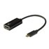 EW9823 adaptador de cable de vídeo 0,15 m USB Tipo C HDMI tipo A (Estándar) Negro
