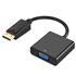 EC1454 adaptador de cable de vídeo 0,15 m DisplayPort VGA (D-Sub) Negro